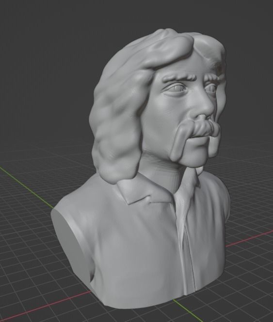 Steve Hackett 3D print model_13