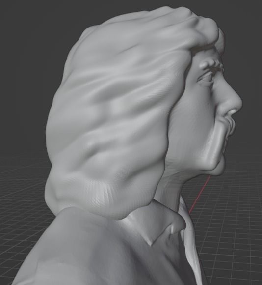 Steve Hackett 3D print model_4