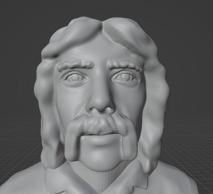 Steve Hackett 3D print model_2