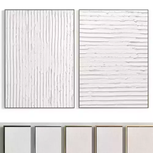 Plaster Two Photo Frame 176