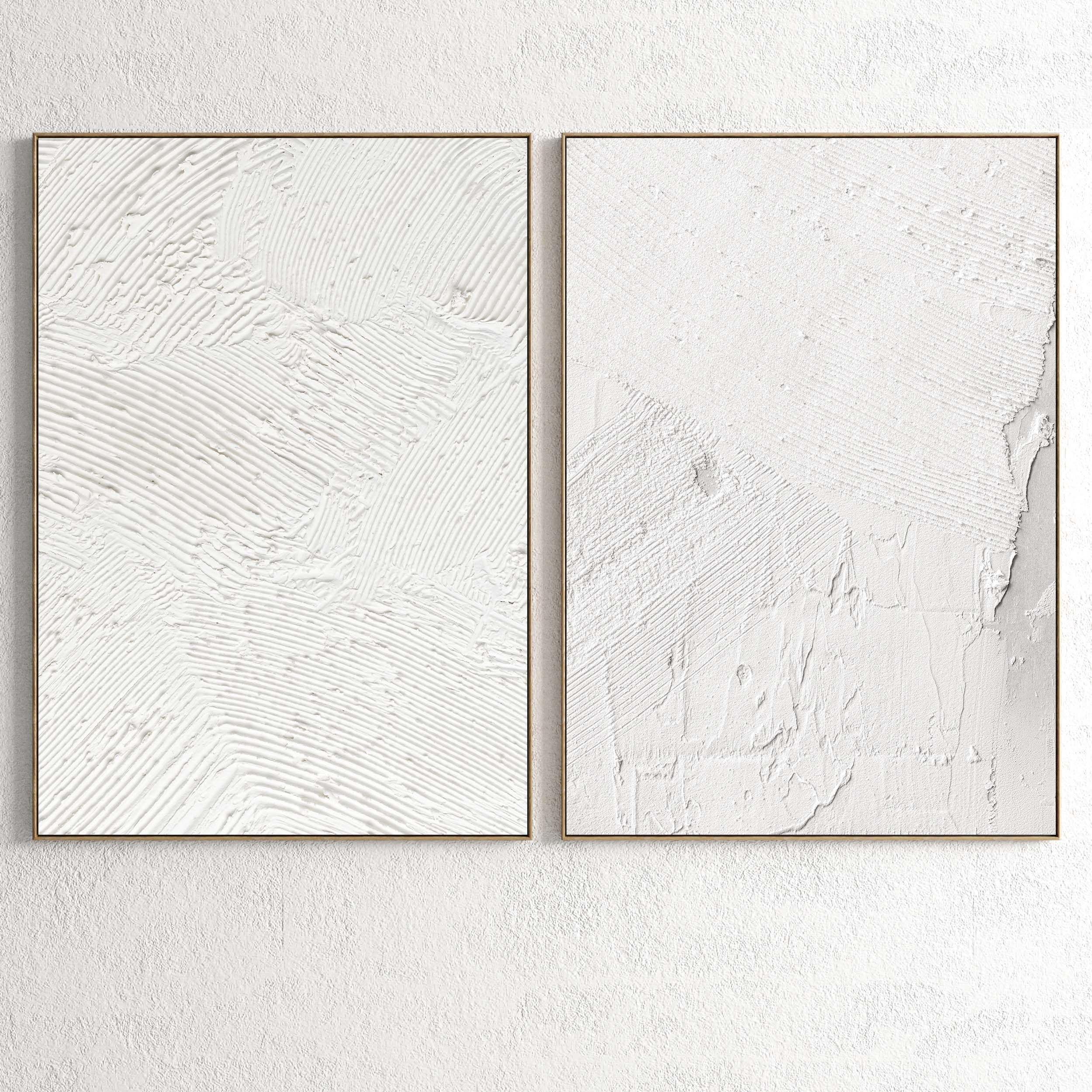 Plaster Two Photo Frame 177 Low-poly 3D model_4
