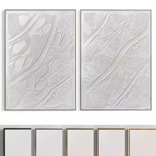 Plaster Two Photo Frame 180