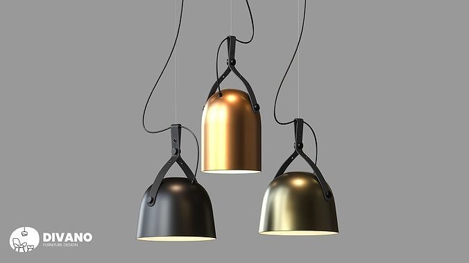 Pendant Baxter Hanging Lamp 3D model