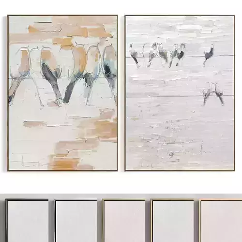 Plaster Two Photo Frame 181