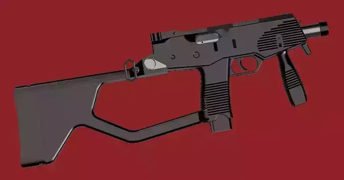 Resident Evil 4 Remake - TMP machine gun for cosplay