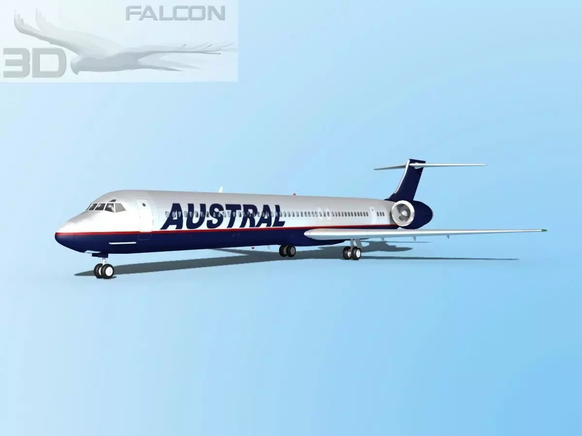 Falcon3D MD 80 Austral 2 3D model