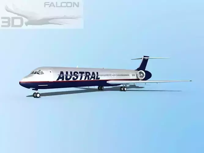 Falcon3D MD 80 Austral 2 3D model