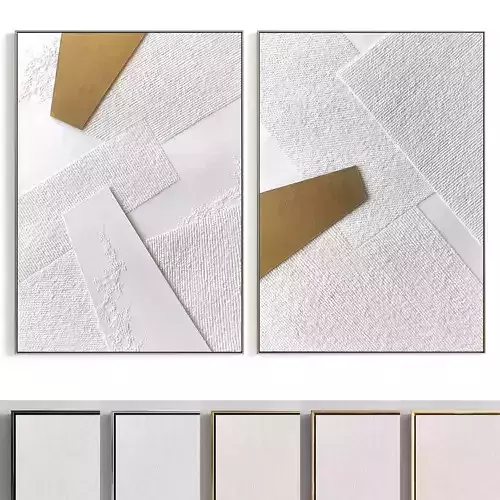 Plaster Two Photo Frame 182