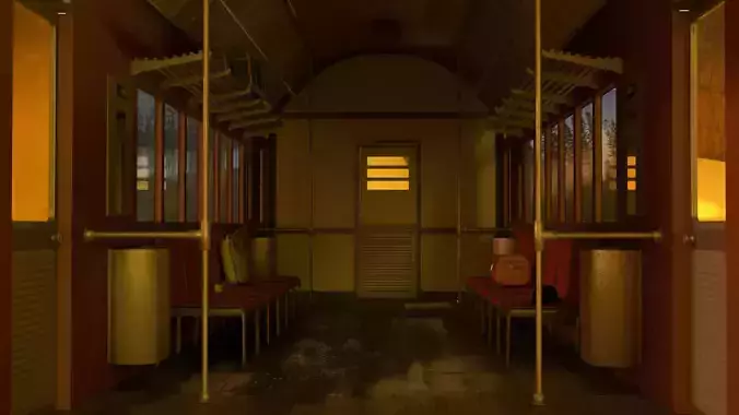Interior Train Wagon