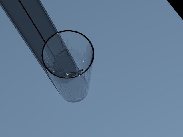 vaso de vidrio 2 3D model_2