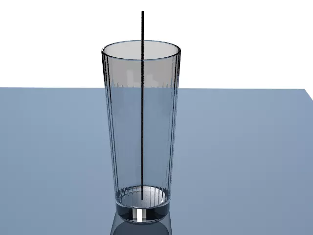 vaso de vidrio 2 3D model_0