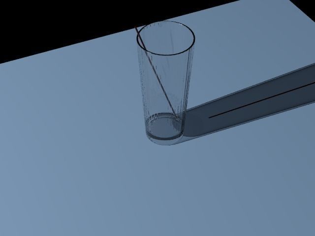 vaso de vidrio 2 3D model_3
