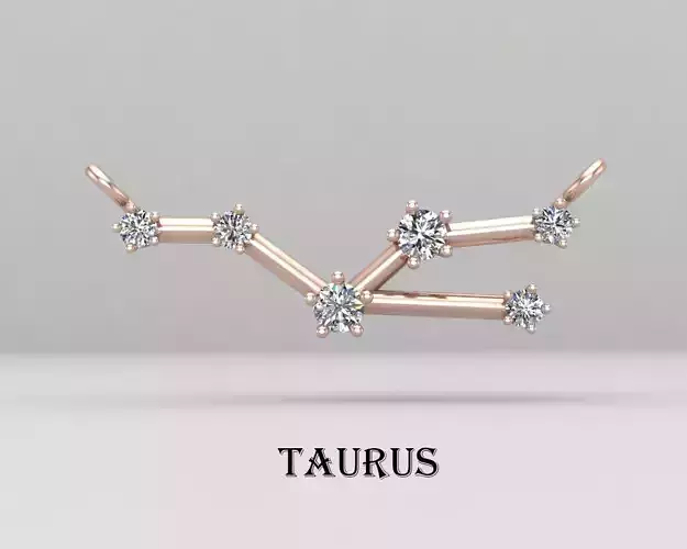 TAURUS necklace 64-MP 3D print model