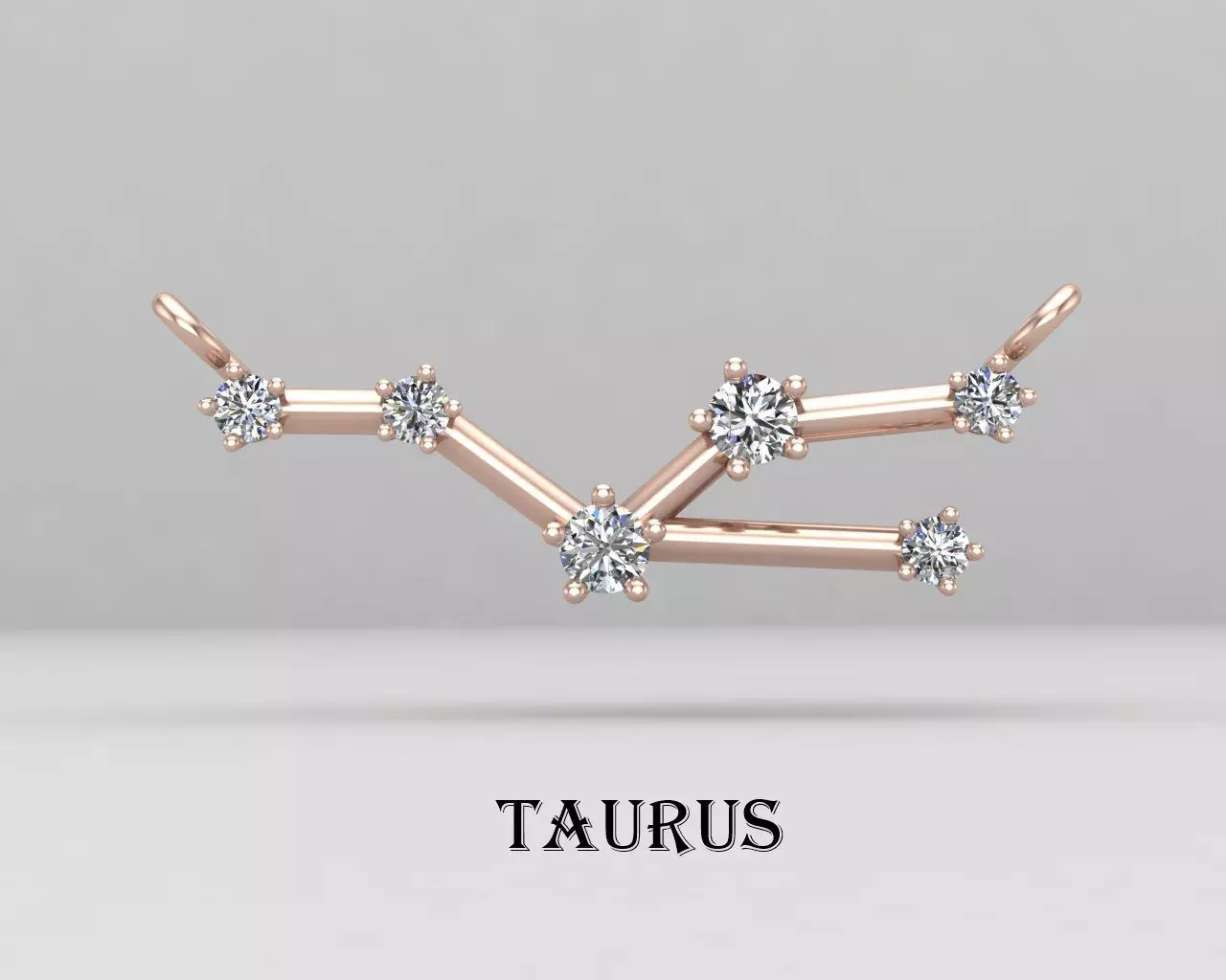 TAURUS necklace 64-MP 3D print model_0