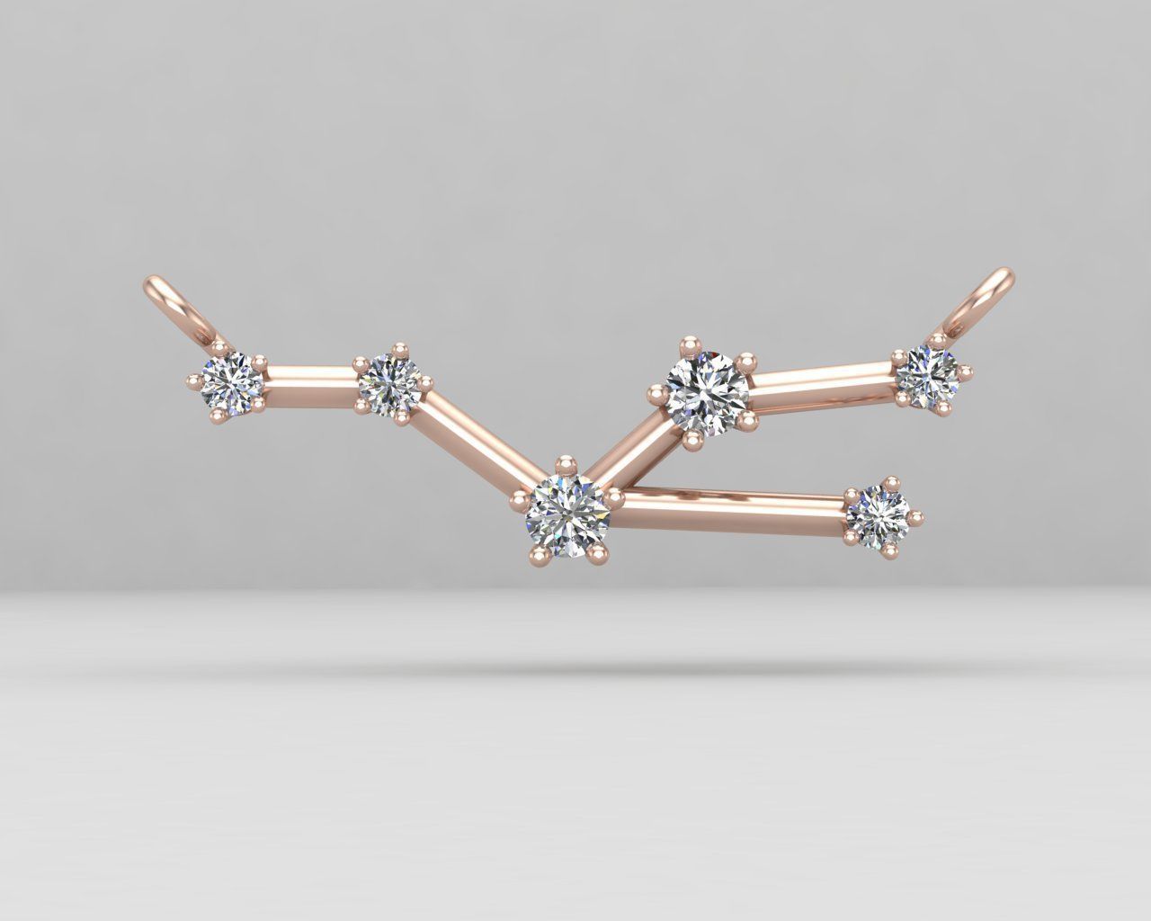 TAURUS necklace 64-MP 3D print model_3