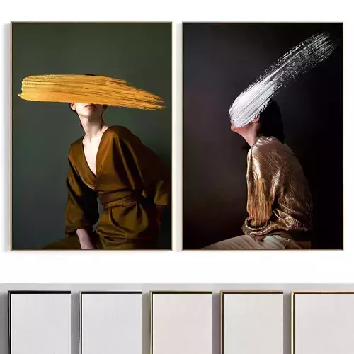 Plaster Two Photo Frame 185