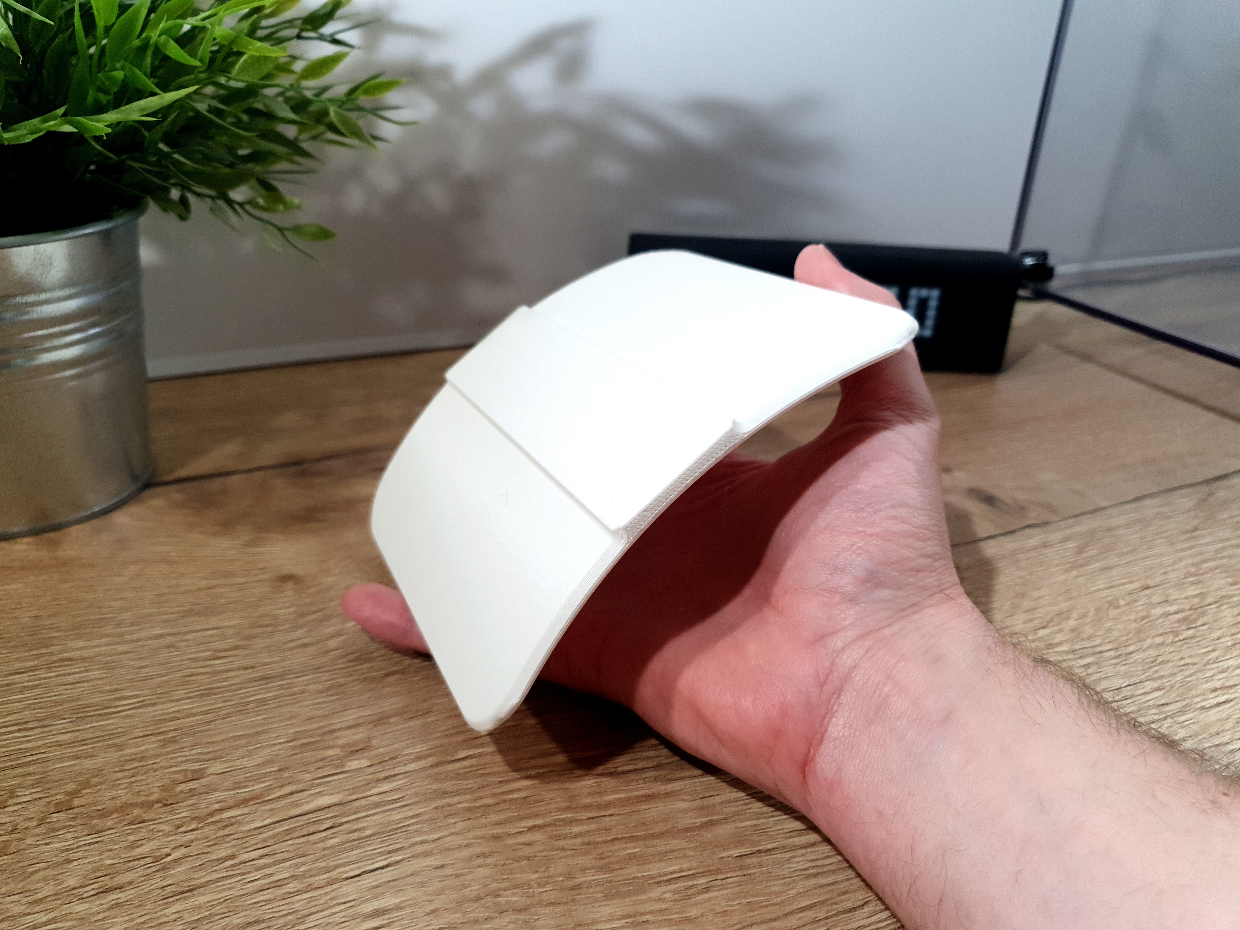 Table Shelf Curved 3D print model_3