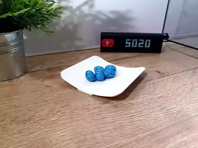 Table Shelf Curved 3D print model