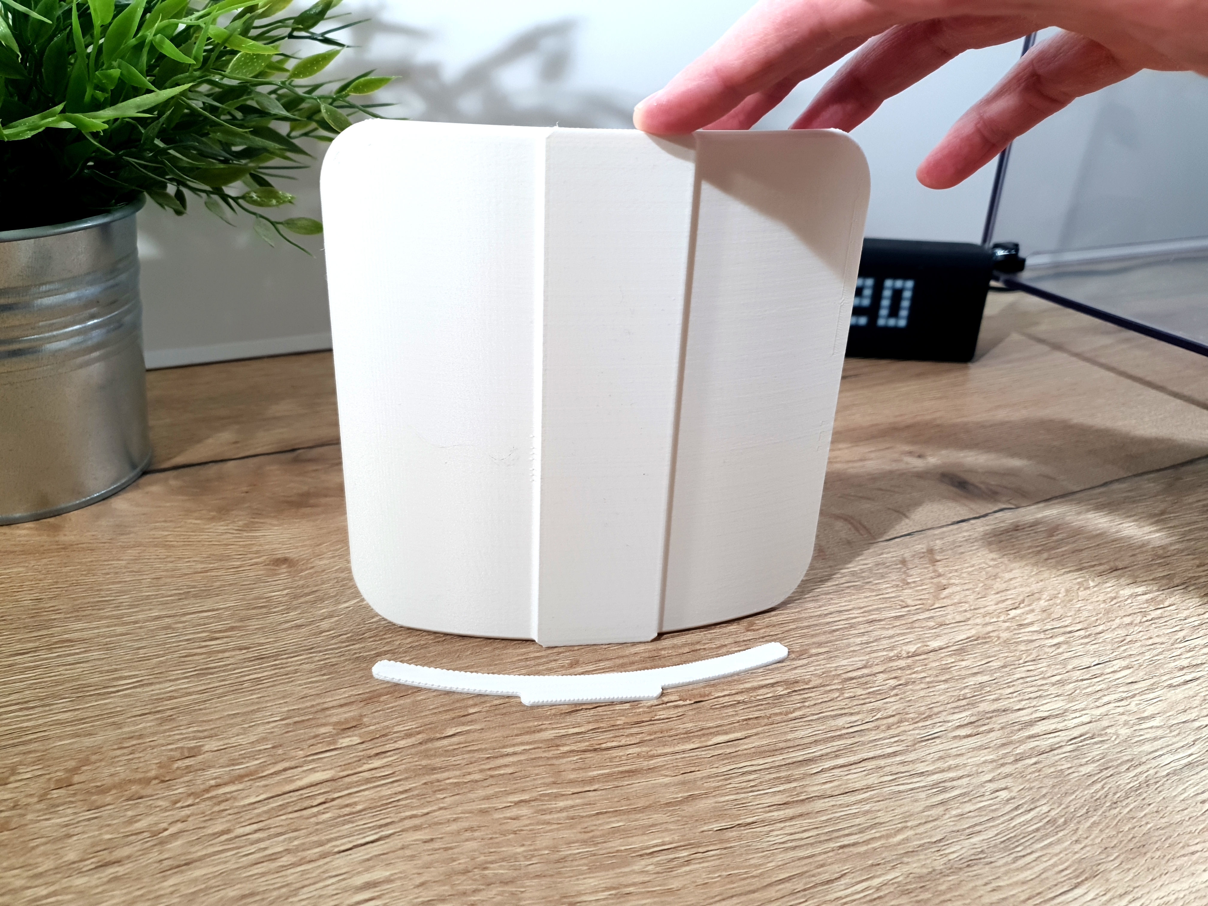 Table Shelf Curved 3D print model_6