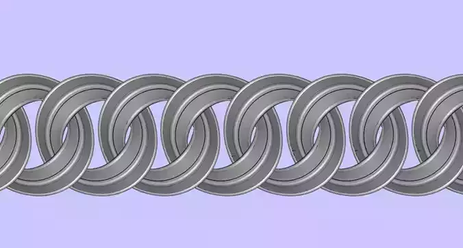 Unique Round Link Chain Necklace Hip Hop Jewelry 