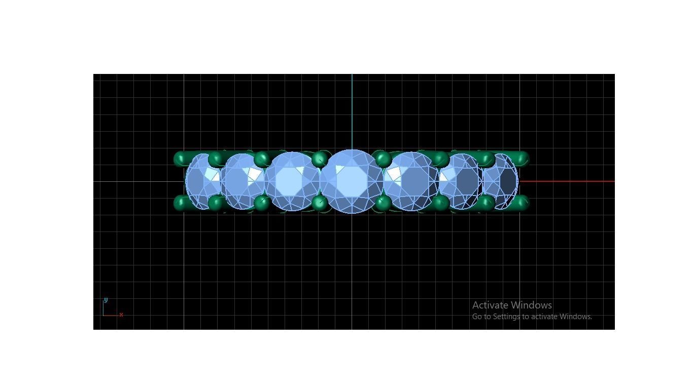 Engagement ring 3D print model_2