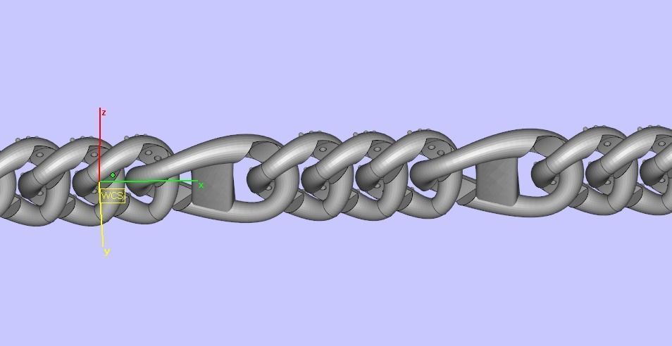 INFINITY CUBAN LINK 3D print model 3D print model_2