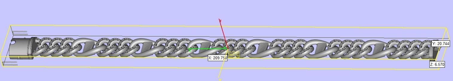 INFINITY CUBAN LINK 3D print model 3D print model_7