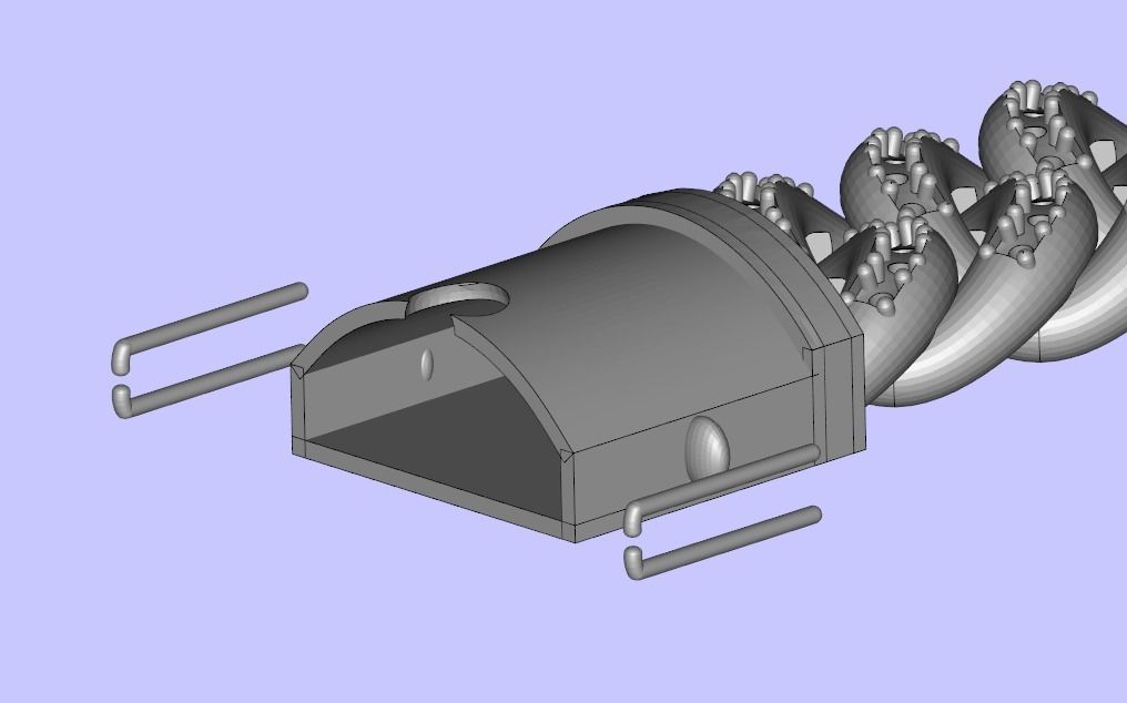 INFINITY CUBAN LINK 3D print model 3D print model_6