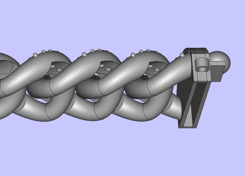 INFINITY CUBAN LINK 3D print model 3D print model_5