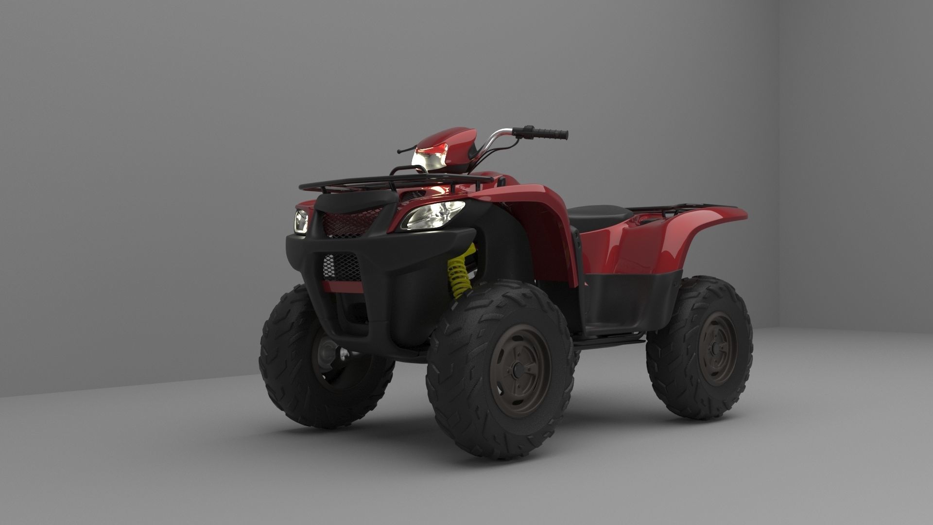 Quadrocycle 3D model_6