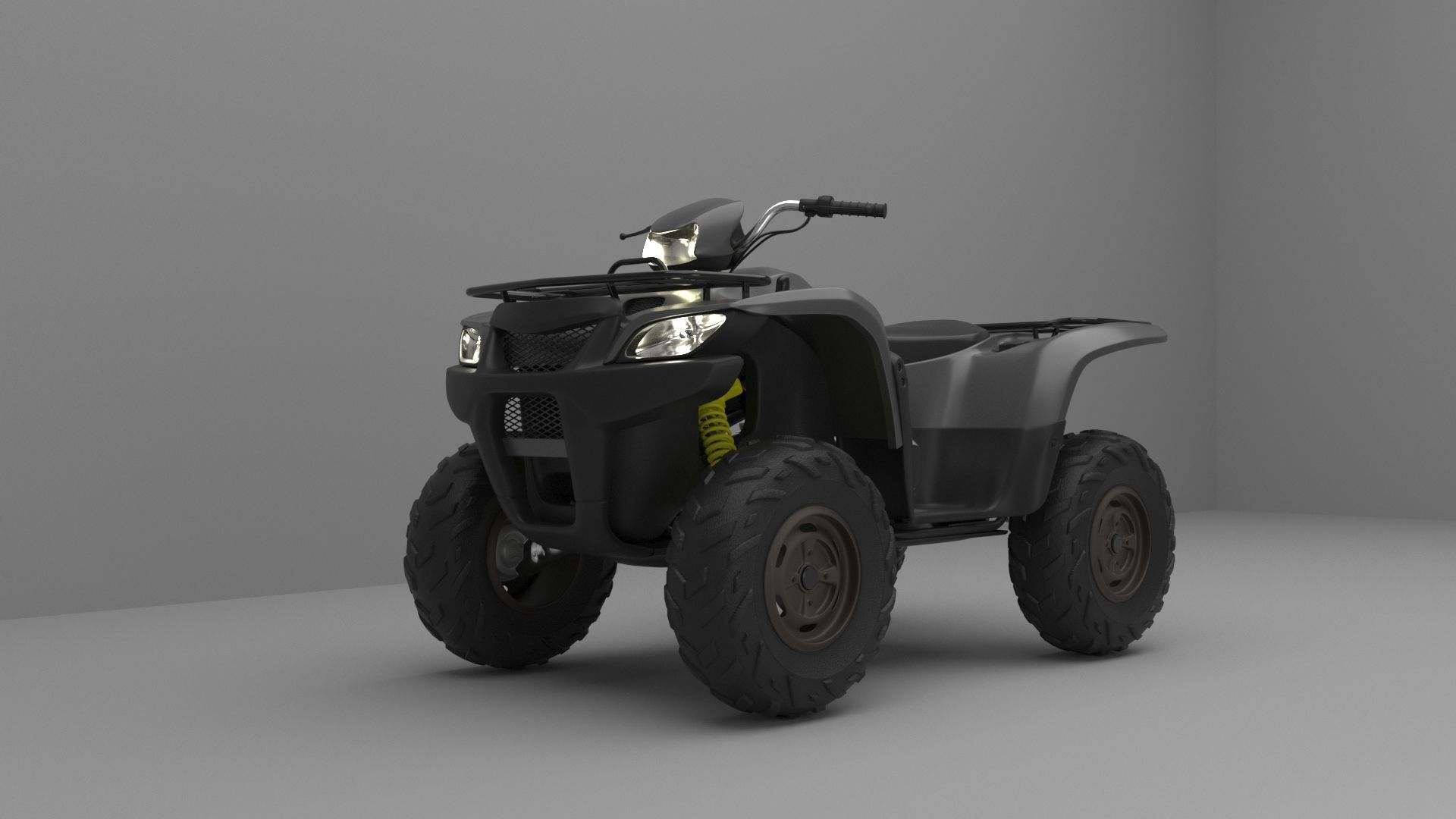 Quadrocycle 3D model_3