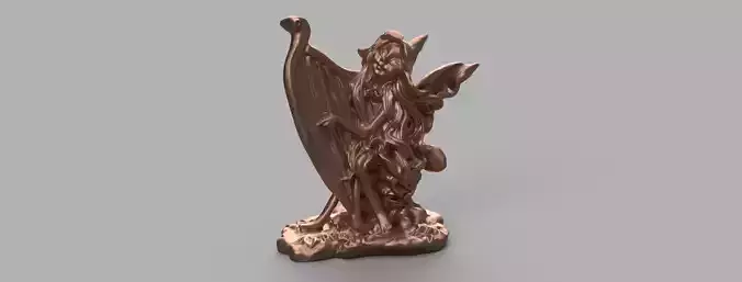elfe harpe 3D print model