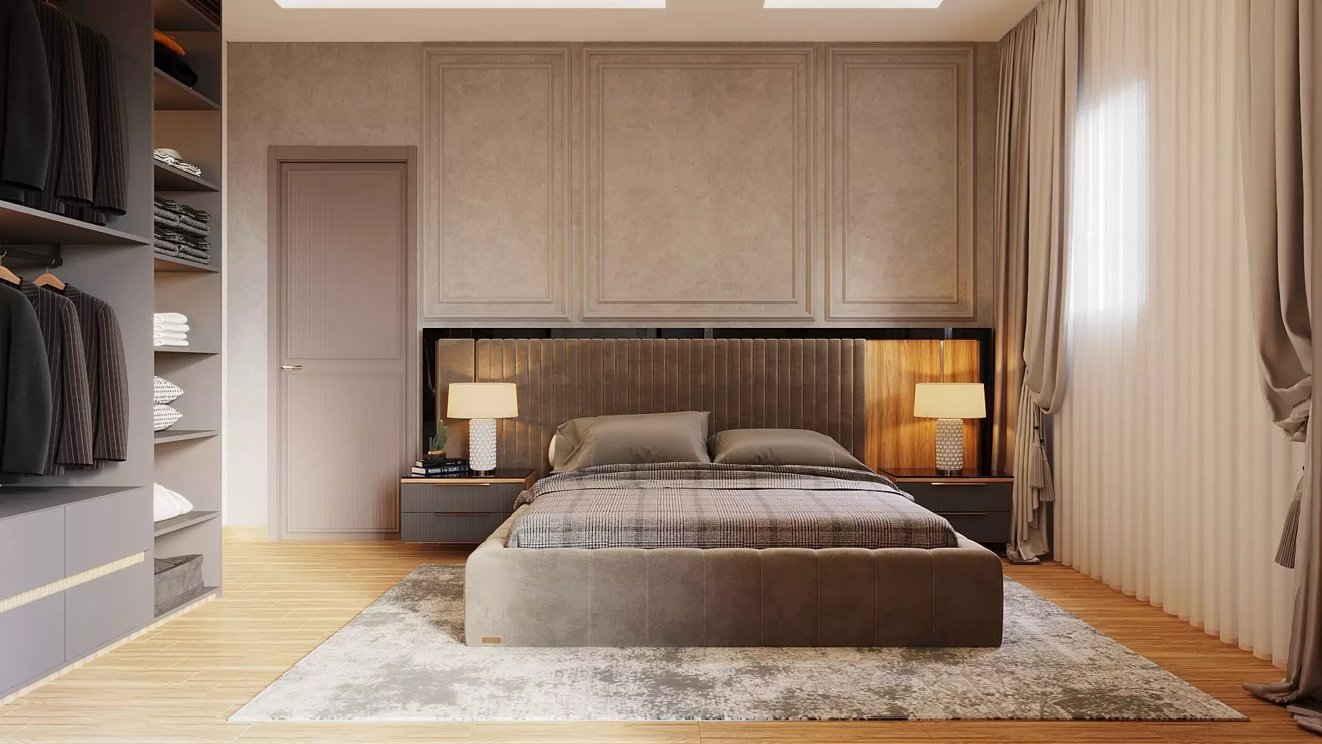 New Classic Bedroom 3D model