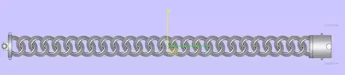 PURELY BEAUTIFUL PLAIN GOLD CUBAN LINK NECKLACE CHAIN 3D print model