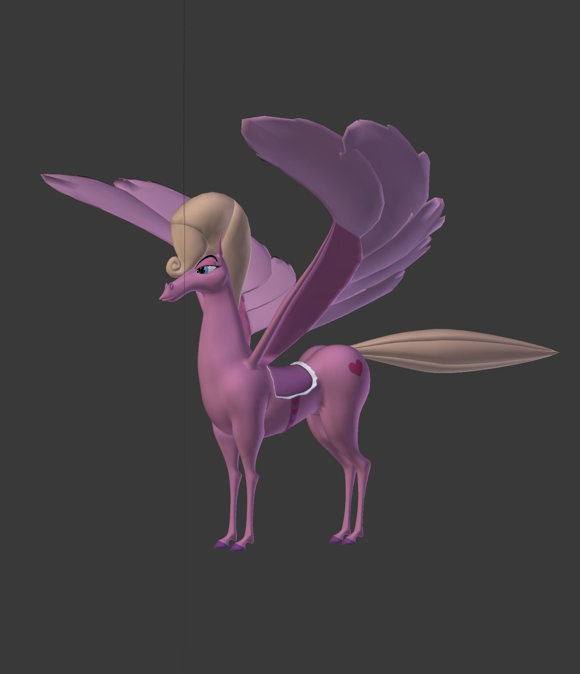 The Pink Pegasus 3D model_51