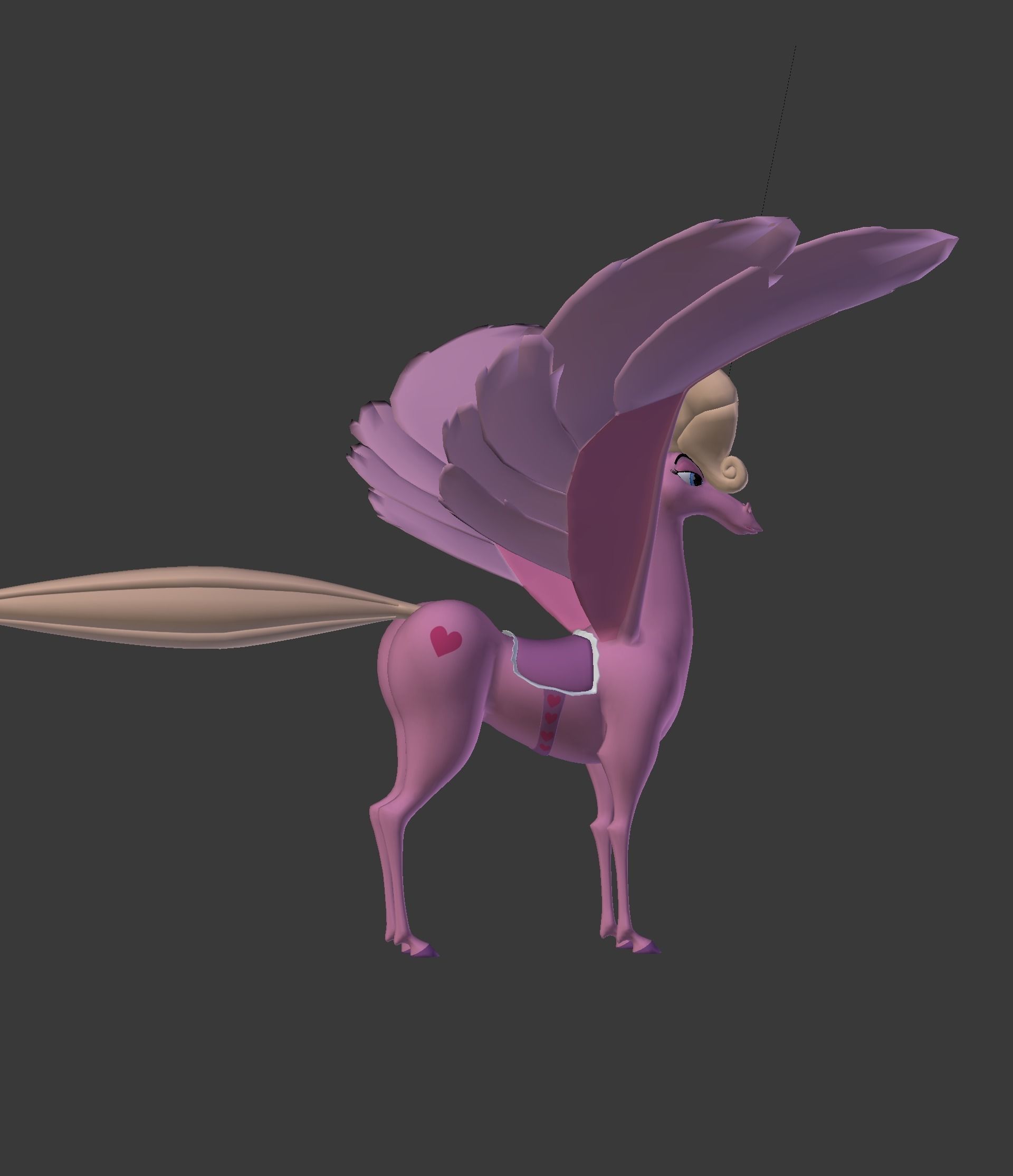 The Pink Pegasus 3D model_24