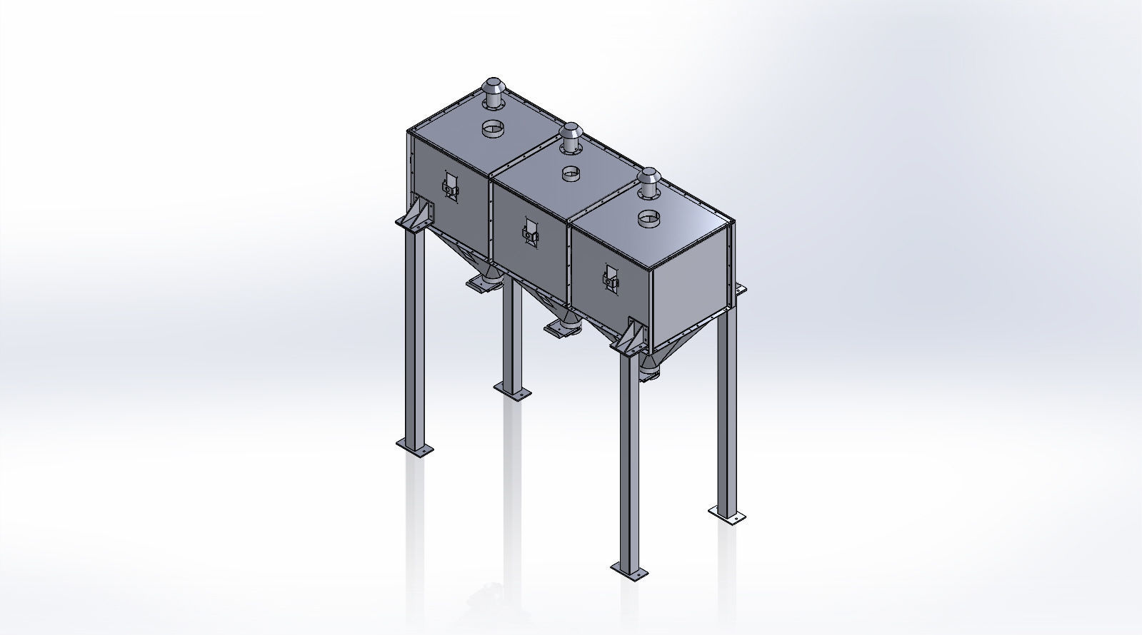 Small storage Bins 3D model_1