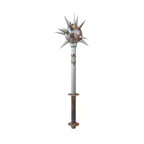Morning Star Weapon v1 011 Low-poly 3D model