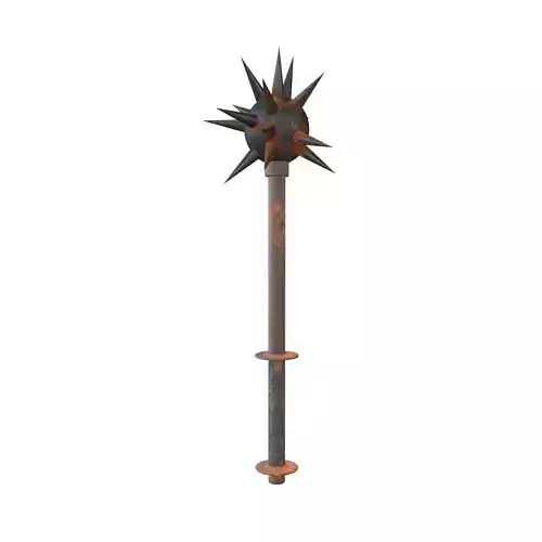 Morning Star Weapon v1 013 Low-poly 3D model
