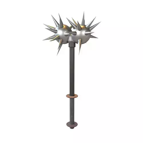 Morning Star Weapon v2 001 Low-poly 3D model