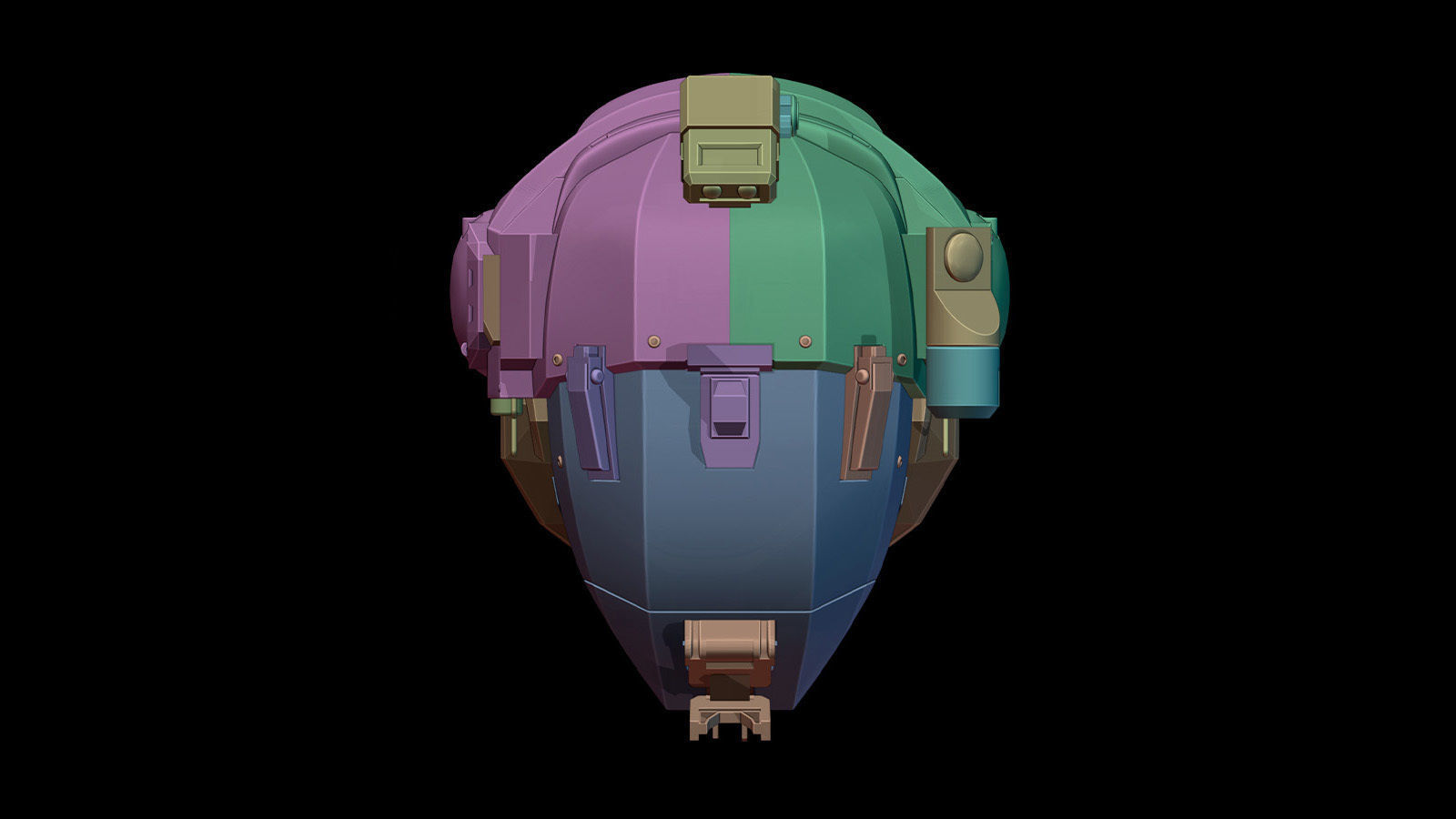 Titanfall 2 Pulse Blade Helmet 3D print model_10