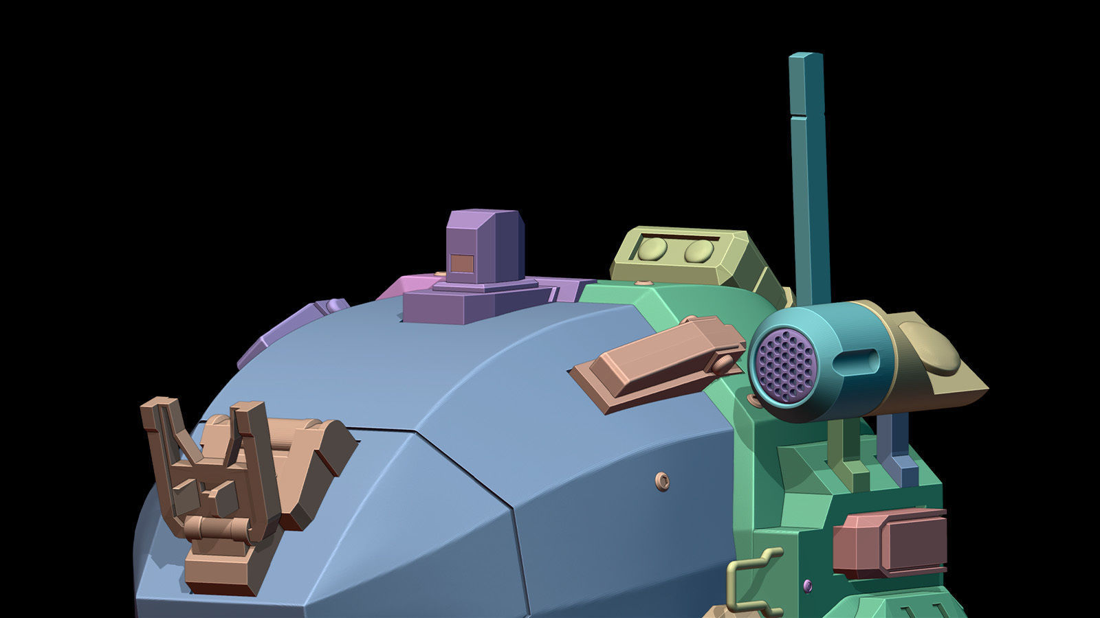 Titanfall 2 Pulse Blade Helmet 3D print model_12