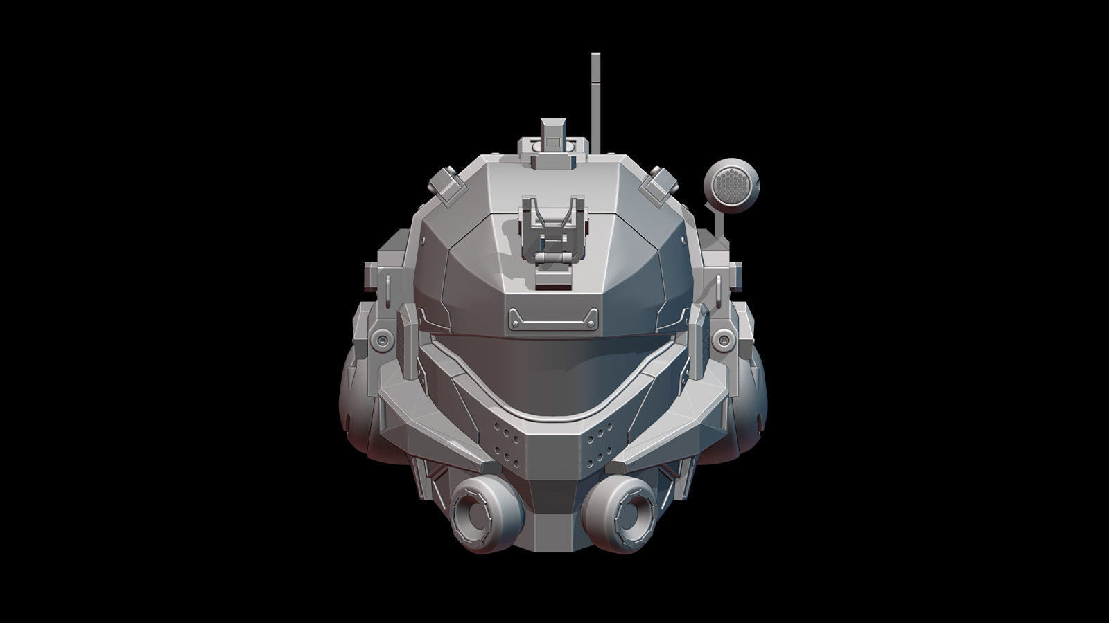 Titanfall 2 Pulse Blade Helmet 3D print model_3