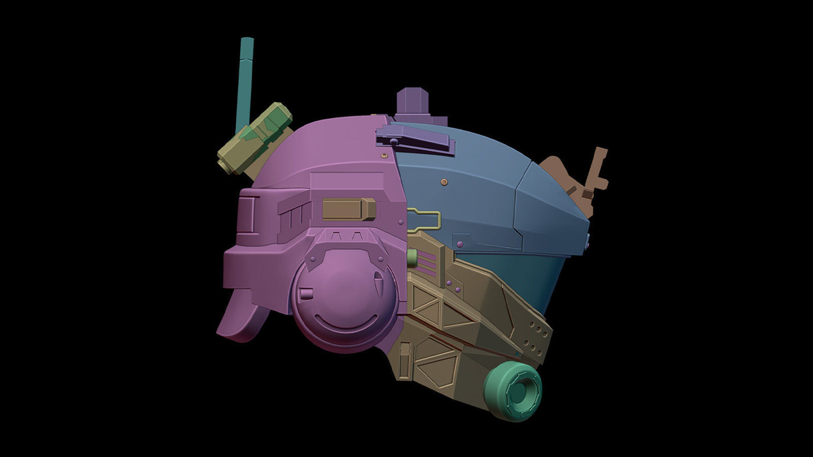 Titanfall 2 Pulse Blade Helmet 3D print model_6