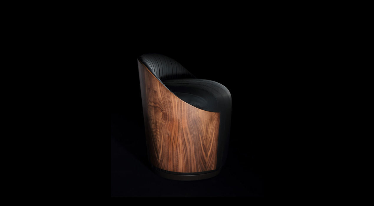 Poufs Armchair Low-poly 3D model_2