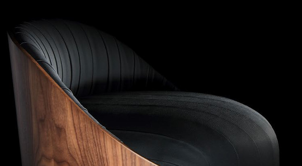 Poufs Armchair Low-poly 3D model_3