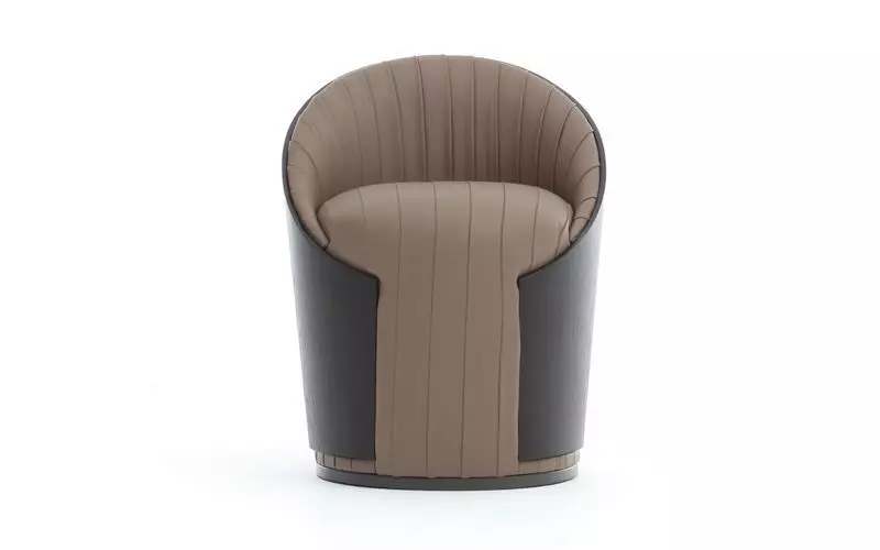 Poufs Armchair Low-poly 3D model_0