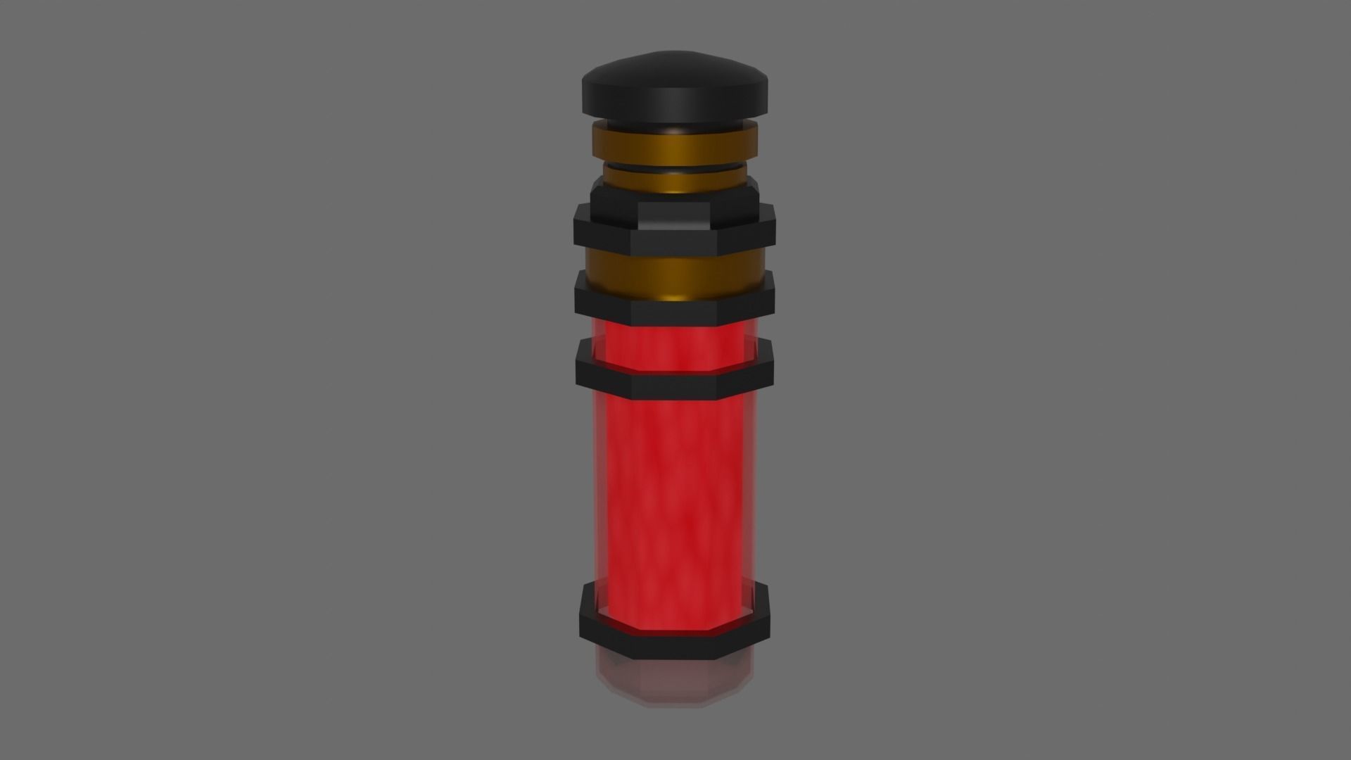 Health potion 3D model_2