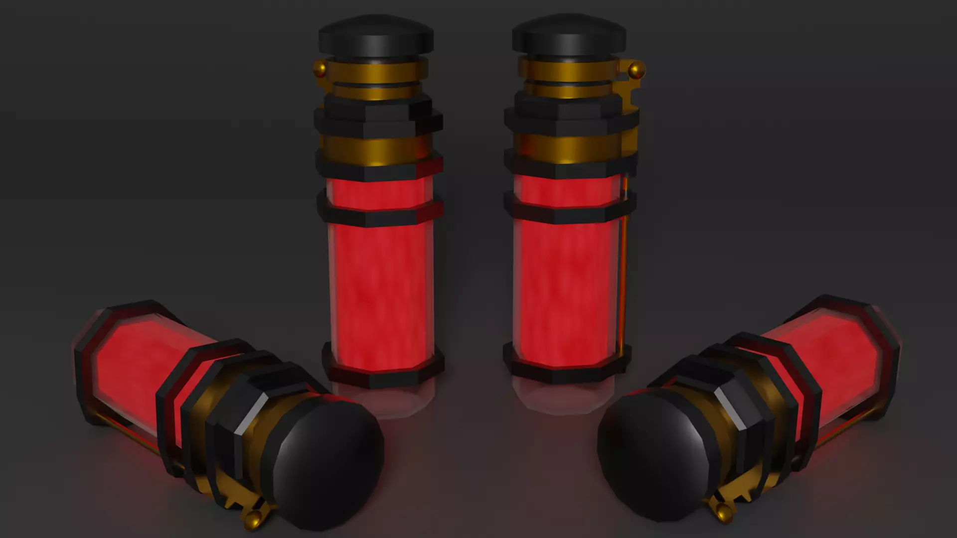 Health potion 3D model_0