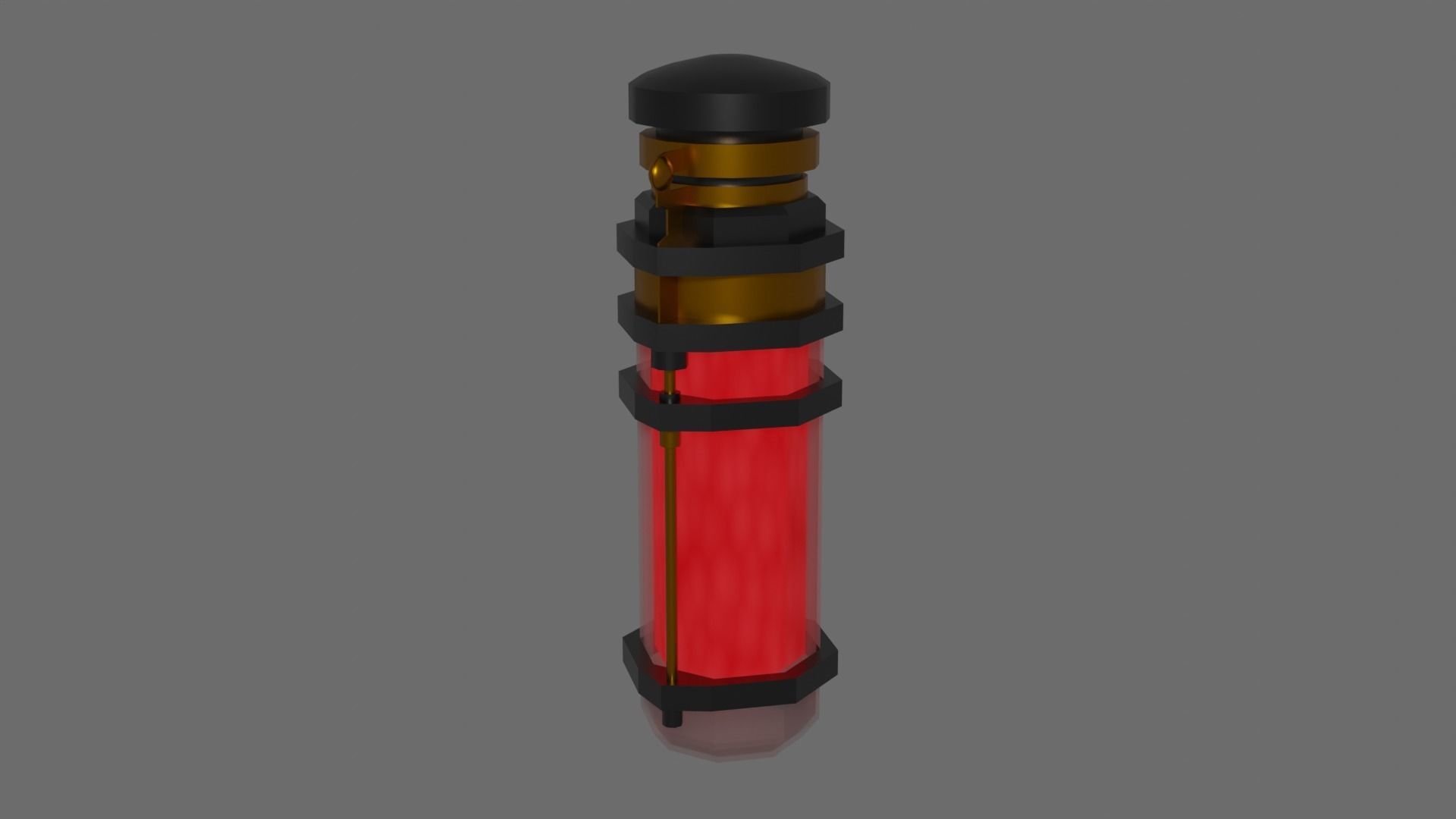 Health potion 3D model_4